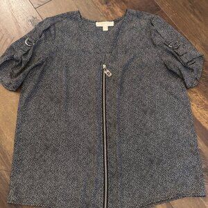 Michael Kors top with silver hardware details